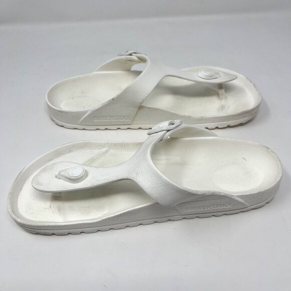 Women’s Birkenstock Gizeh Essentials EVA Slide Sandal White Size 36 - Picture 9 of 11